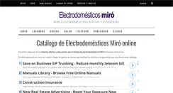 Desktop Screenshot of electrodomesticosmiro.com