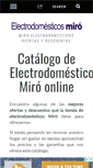 Mobile Screenshot of electrodomesticosmiro.com