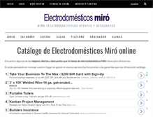 Tablet Screenshot of electrodomesticosmiro.com